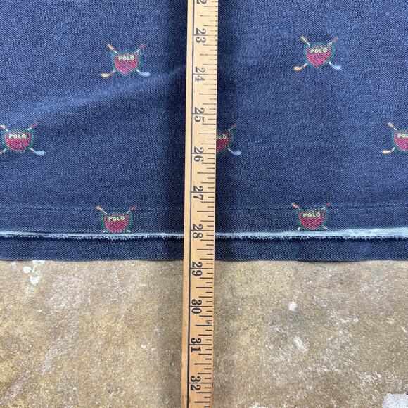 Vintage Polo Ralph Lauren Men’s Large‎ Golf Crest Polo Shirt USA Made Navy 90s - Picture 8 of 9